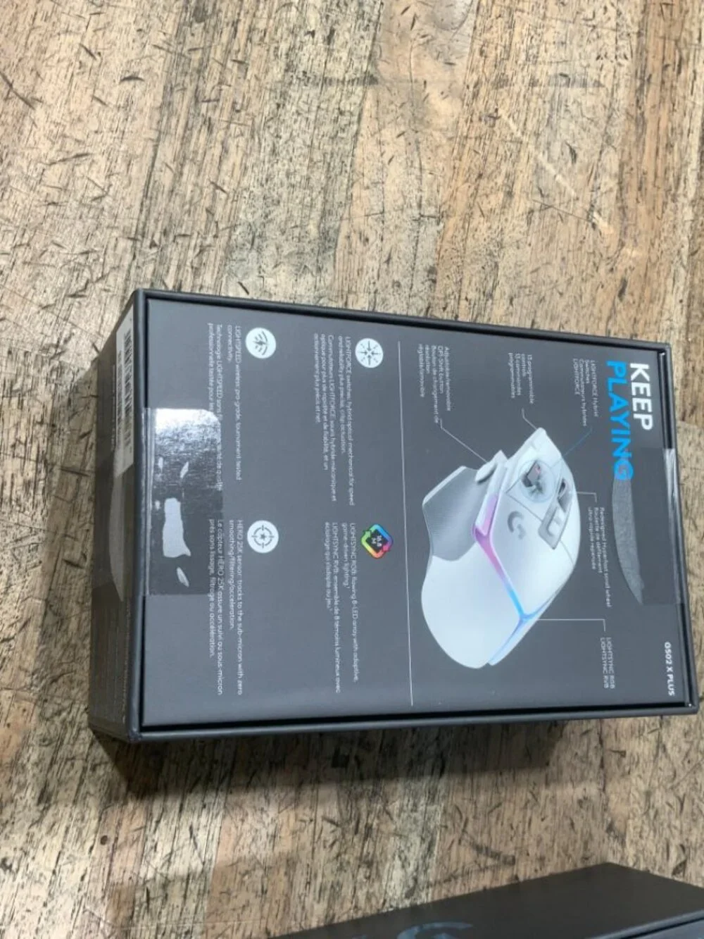Logitech G502 X PLUS Wireless RGB Gaming Mouse White